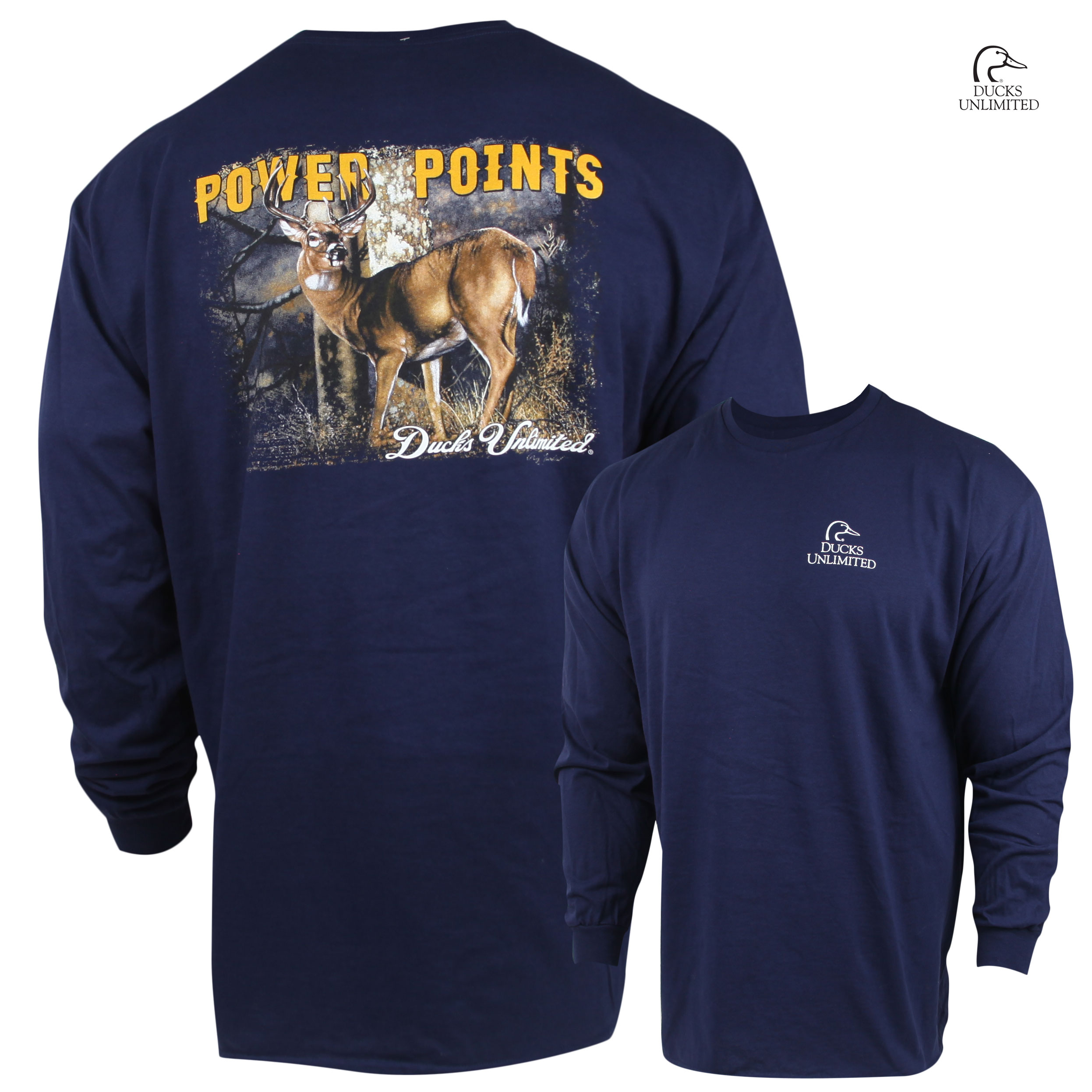 Ducks Unlimited Power Points Long-Sleeve Crew (S)