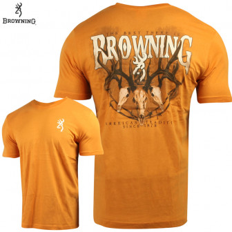 Browning Triple Threat T-Shirt (XL)- Burnt Orange