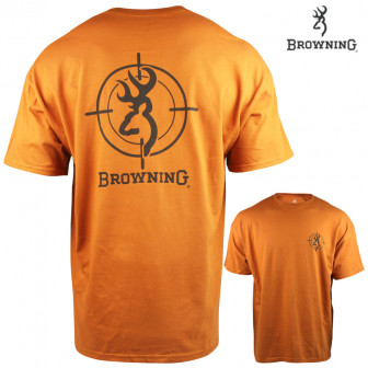 Browning Crosshair T-Shirt (2X)- Texas Orange