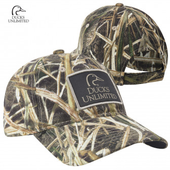 Ducks Unlimited Black Patch Cap- MOSGB