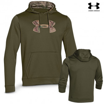 Under Armour Storm Caliber Hoodie (L)- Greenhead/RTX