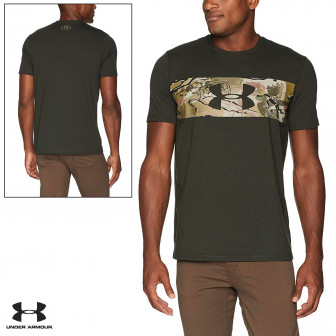 Under Armour Banded Camo T-Shirt (S)- Artillery Green