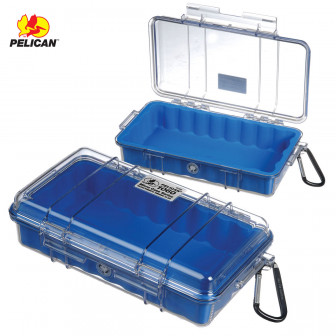 Pelican 1060 Micro Case- Clear/Blue