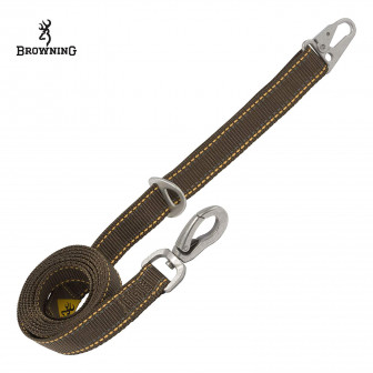 Browning Classic Dog Leash (4'x5/8")- Brown Teak