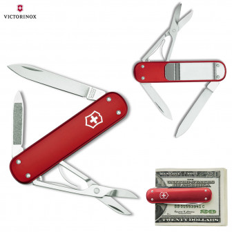 Victorinox Swiss Army Money Clip- Red