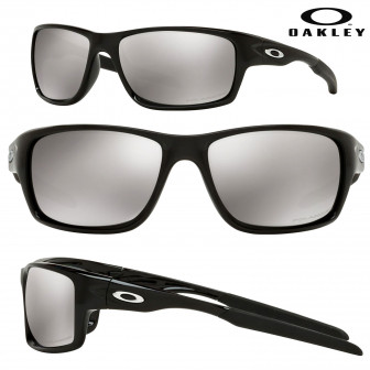 Oakley Canteen Polarized Sunglasses- Polished Black/Chrome Iridium