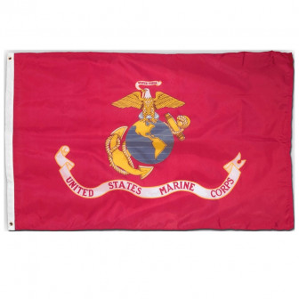 Valley Forge Flags Perma-Nyl 3x5' Marine Corps Flag