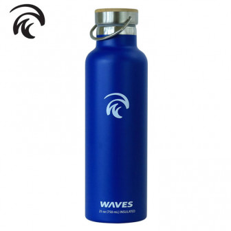 Waves Forever Cold Water (750mL) Bottle - Storm Blue