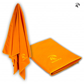 Waves Microfiber Towel Sport (40x20)- Orange