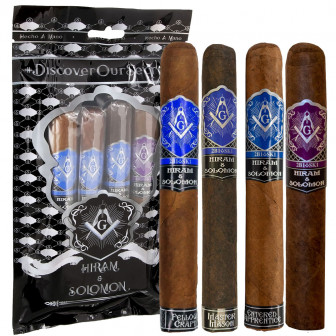 Hiram & Solomon Sampler Pack (4 Cigars)