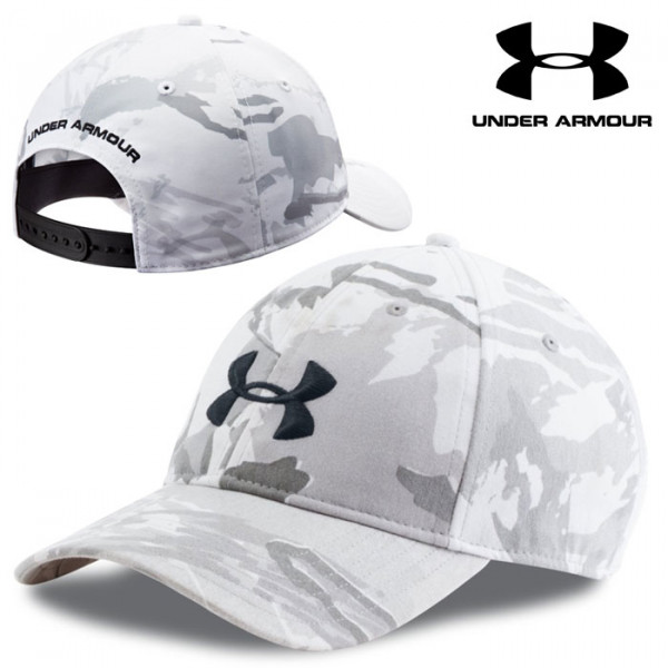 white camo under armour hat