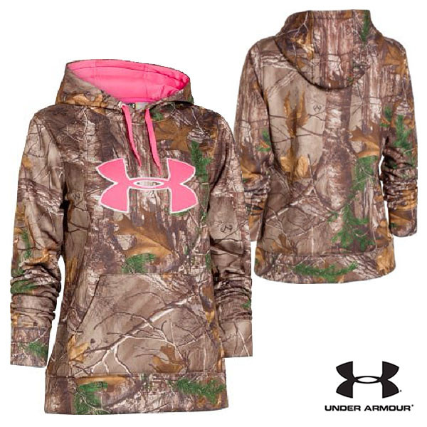 women's camo hoodie under armour