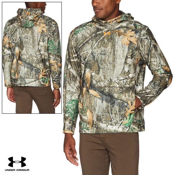 ua zephyr fleece camo popover