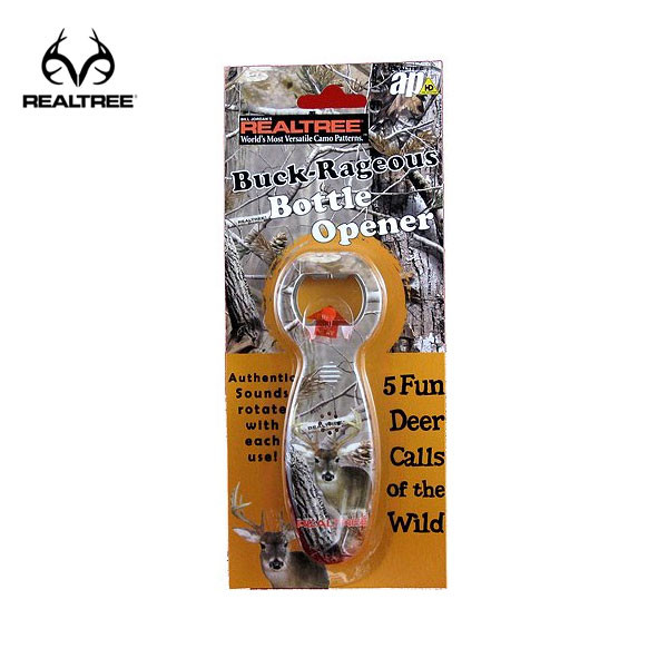 Realtree Deer Hunting Sounds Talking Bottle Opener Field Supply