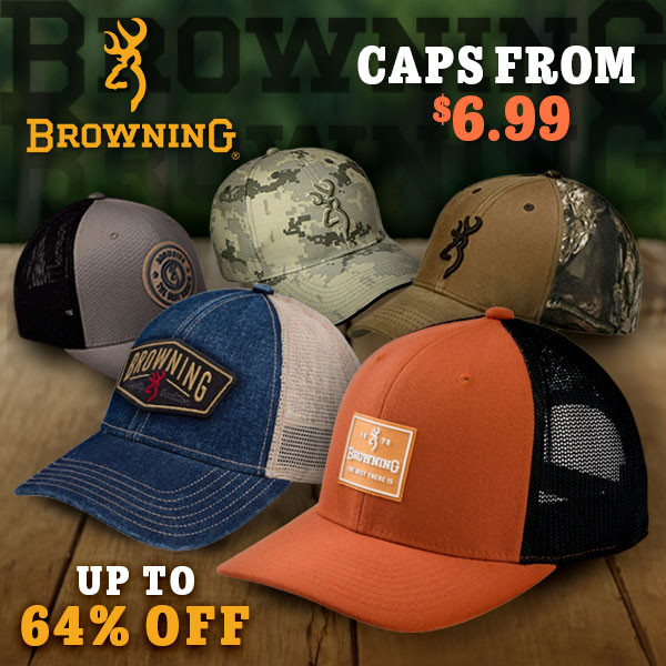 Browning Caps From $6.99!