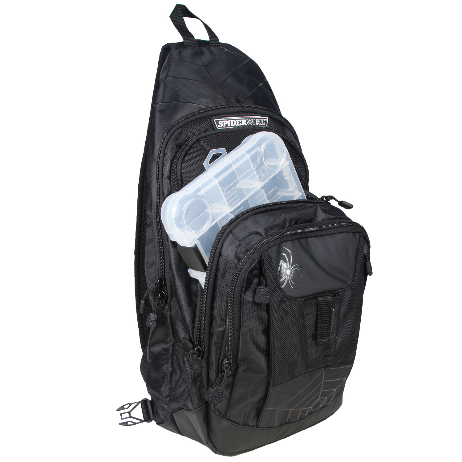 SpiderWire Sling Tackle Bag w/ Medium Utility Tackle Box