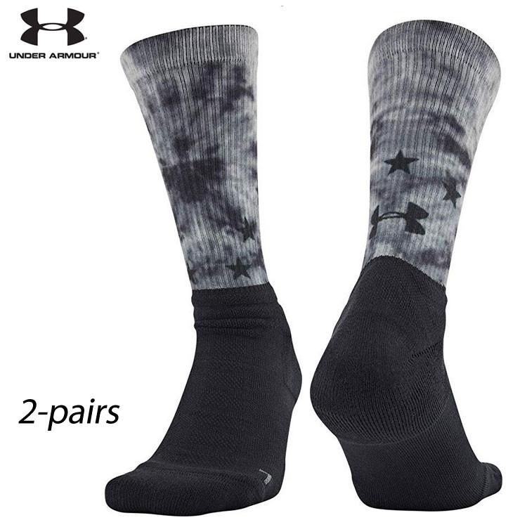 under armour black crew socks