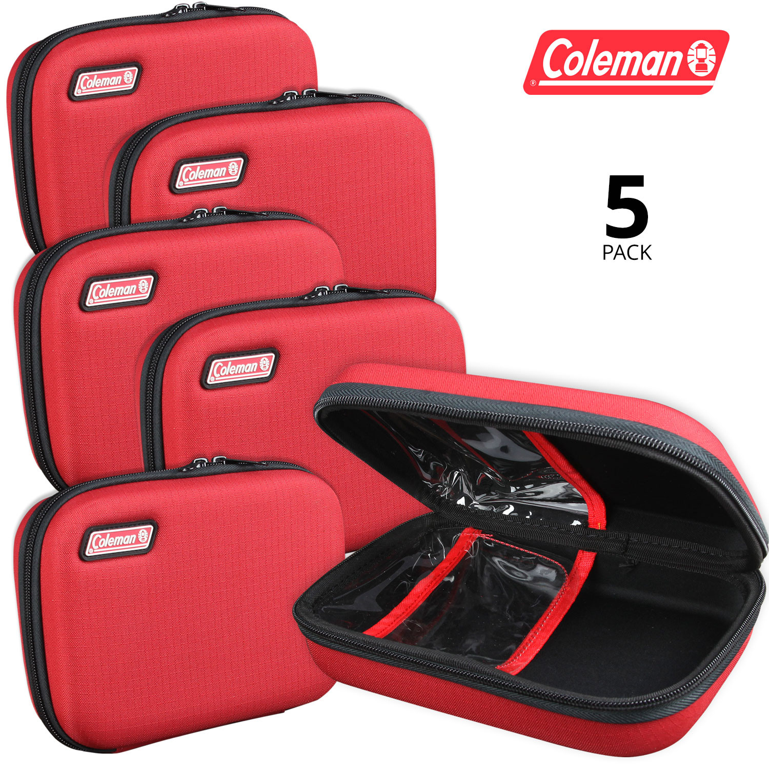 Coleman Pet Carrier - Red & Black - 16.5 in