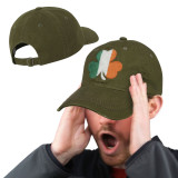 Ireland Shamrock Leaf Cap- Olive