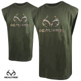 Realtree Antler Tank - Army Green