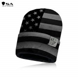 Soul of Adventure Sublimated Beanie- Blackout American Flag