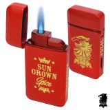 Undercrown Sungrown Single Flame Lighter- Red