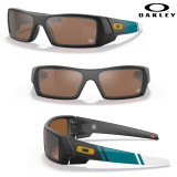 Oakley Gascan Jacksonville Jaguars 2021 Sunglasses- Matte Black/Prizm Tungsten