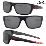 Oakley SI Drop Point American Heritage Polarized Sunglasses- Matte Black/Prizm Black