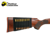 Outdoor Connection Elastic Rifle Stock Cartridge Carrier- Black