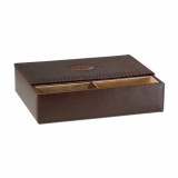 Ragar GQ Genuine Leather Valet Box - Brown