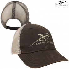 Carbon Express Moonshiner Oil Can Mesh Cap- Washed Brown/Tan