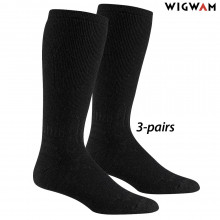 Wigwam Merino Protect Socks (9-12) Black 3-PAIR