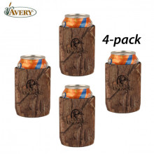 4-PACK: Avery Outdoors Neoprene DU Can Coozie- BuckBrush