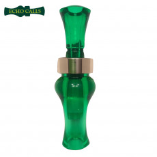 Echo Calls Open Water Double Reed Molded Duck Call- Green
