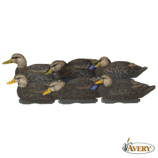 Avery GHG Pro-Grade XD Series Black/Harvester Decoys (6-Pack)