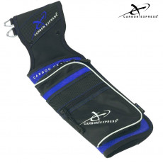 Carbon Express 3 Arrow RH Field Quiver- Blue/Blk