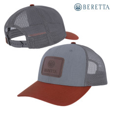 Beretta OUA 112 Patch Meshback Trucker Cap- Charcoal/Grey