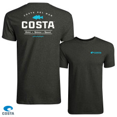 Costa Del Mar Topwater T-Shirt (L)- Dark Heather
