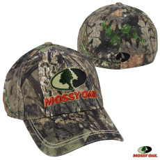 Mossy Oak Stretch-Fit Canvas Cap (L/XL)- MOC