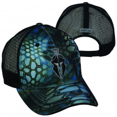 Kryptek Spartan Mesh Back Camo Cap- Kryptek Neptune/Black