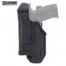 Blackhawk Epoch L3 Molded Light Bearing Holster S&W M&P 9mm/.37/.40 LEFTHAND (25)- Black