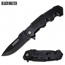 Blackwatch Hellbound 2 Drop Point Folding Knife- Black