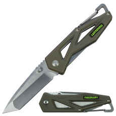 Sanrenmu 7 Series Tanto Point Folding Knife - Gray Nylon