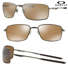 Oakley Square Wire Polarized Sunglasses- Gunmetal/Tungsten Iridium
