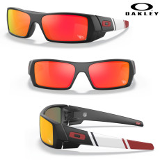 Oakley Gascan Arizona Cardinals 2021 Sunglasses- Matte Black/Prizm Ruby