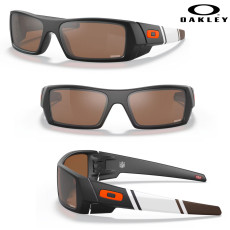Oakley Gascan Cleveland Browns 2021 Sunglasses- Matte Black/Prizm Tungsten