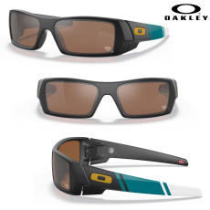 Oakley Gascan Jacksonville Jaguars 2021 Sunglasses- Matte Black/Prizm Tungsten