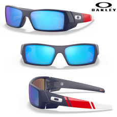 Oakley Gascan New England Patriots 2021 Sunglasses- Matte Black/Prizm Sapphire