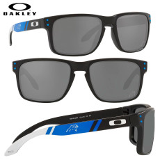 Oakley Holbrook Carolina Panthers 2021 Sunglasses- Matte Black/Prizm Black