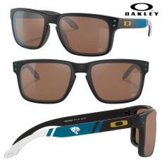 Oakley Holbrook Jacksonville Jaguars 2021 Sunglasses- Matte Black/Prizm Tungsten